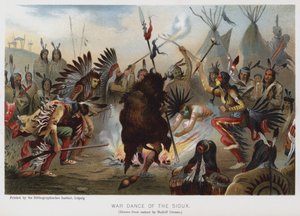 Danse de guerre des Sioux